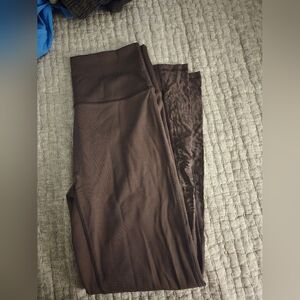 Aerie Brown  Goal Leggings Size L  Leggings No Front Inseam